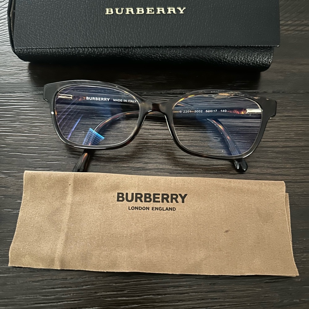 Burberry Tortoise Shell Eyeglasses